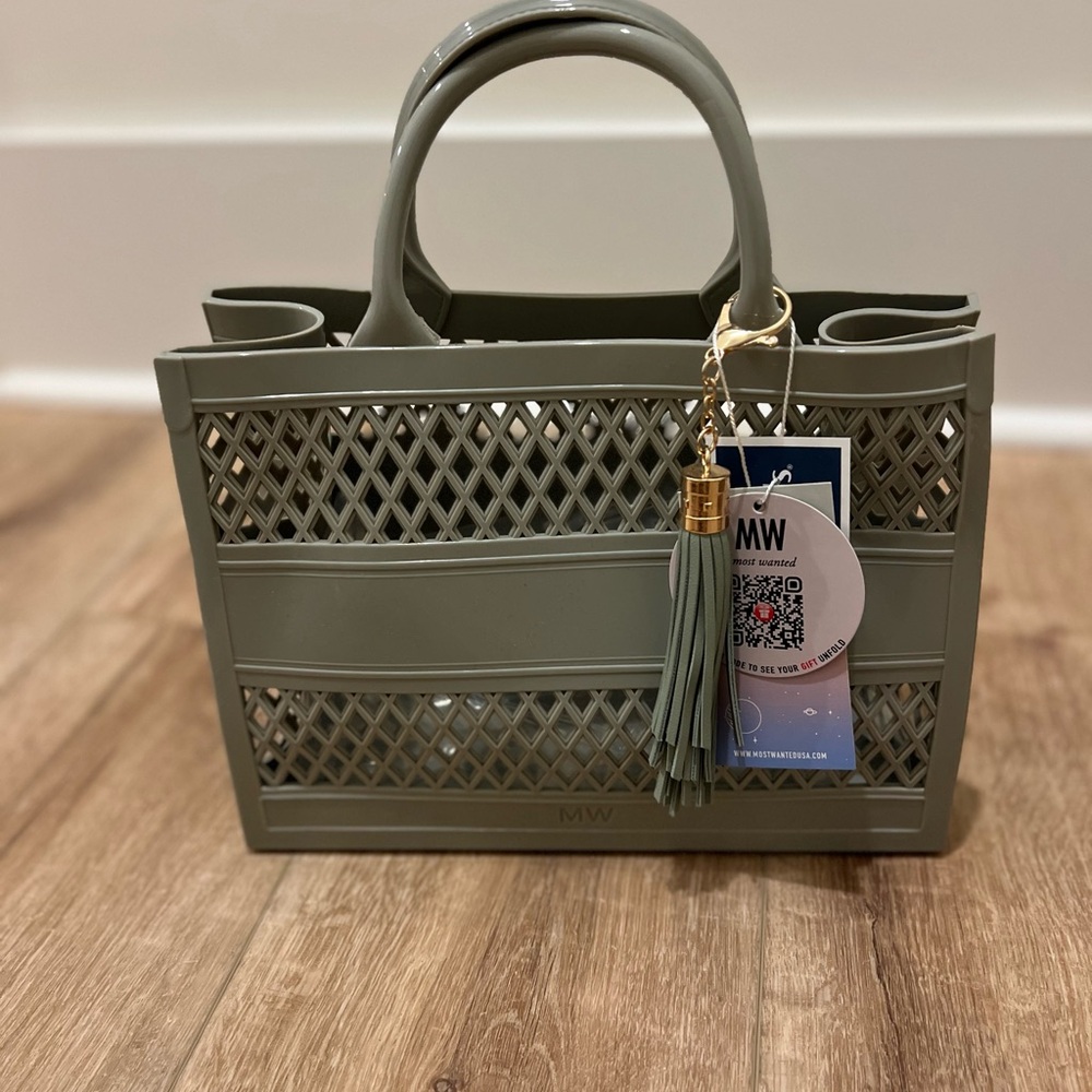 Olive Green Women's Tote Bag